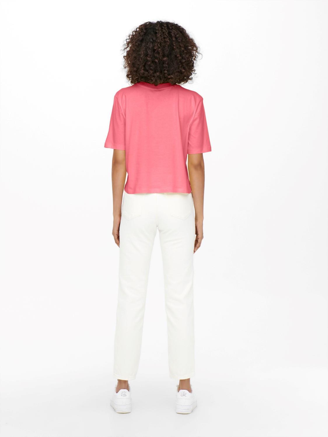 Only Kadın Basic Düz T-shirt Onlmia - 15258548  - Only - 15258548
