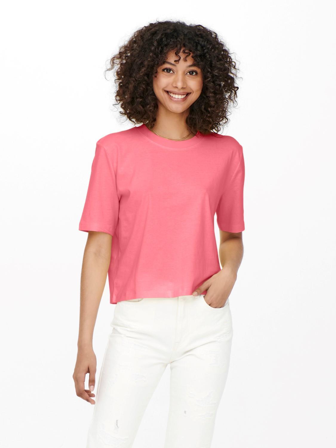 Only Kadın Basic Düz T-shirt Onlmia - 15258548  - Only - 15258548