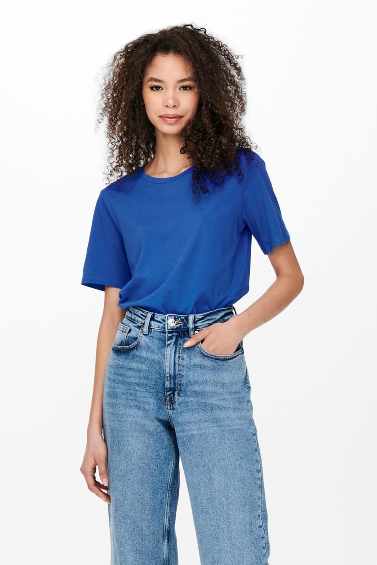 Only Kadın Basic T-shirt - 15256961 ONLNEW ONLY S/S TEE - Only - 15256961