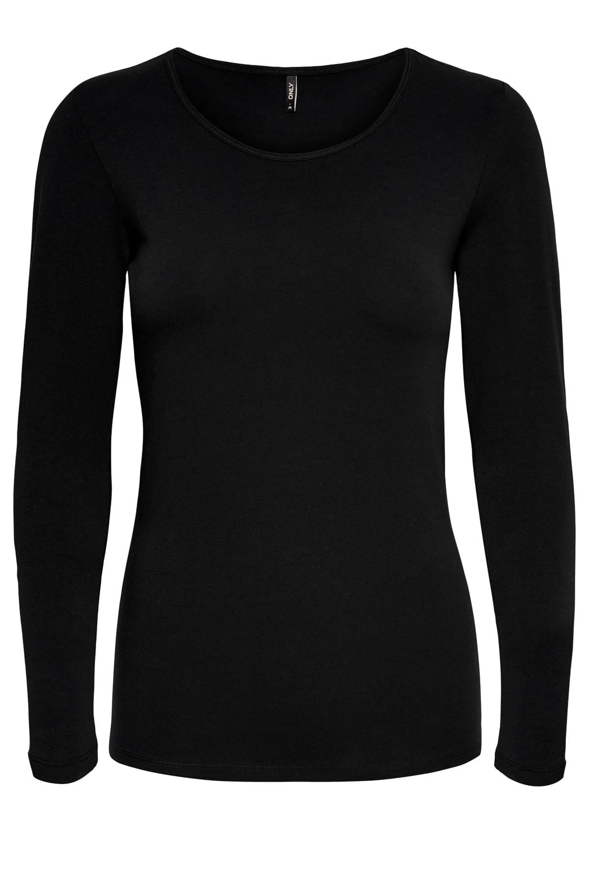 Only Kadın Basic Uzun Kollu T-shirt Bluz - 15204712 - Only - 15204712