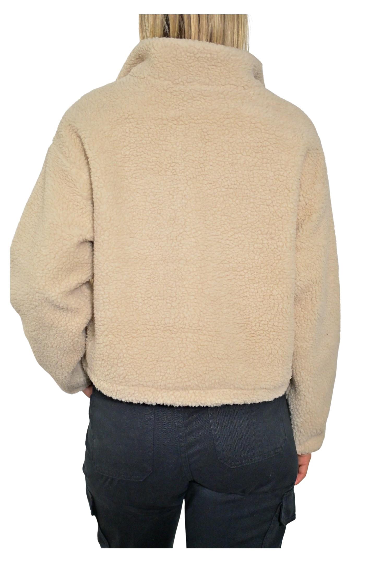 Only Kadın Bej Teddy Ceket - 15294363 - Only - 15294363