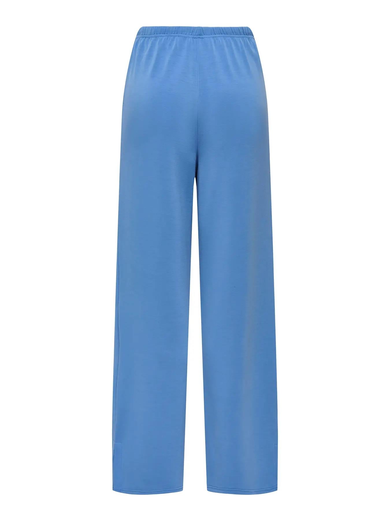 Only Kadın Belden Bağlamalı Mavi Pantolon - 15369156 - Only - 15369156