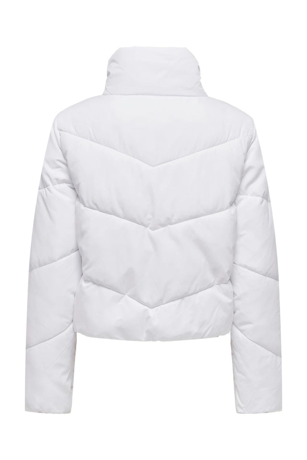 Only Kadın  Beyaz Şişme Mont Onlmaggi Puffer - 15304020 - Only - 24KW21000079