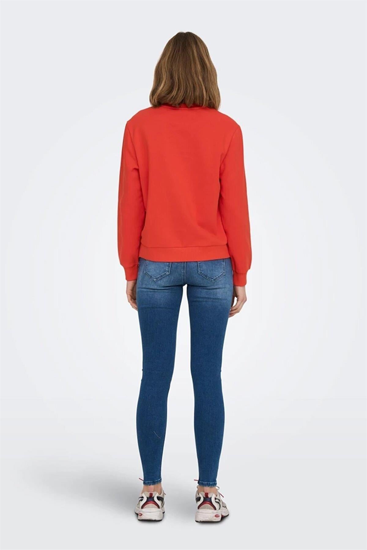 Only Kadın Bisiklet Yaka O-neck Sweatshirt - 15277786 - Only - 15277786