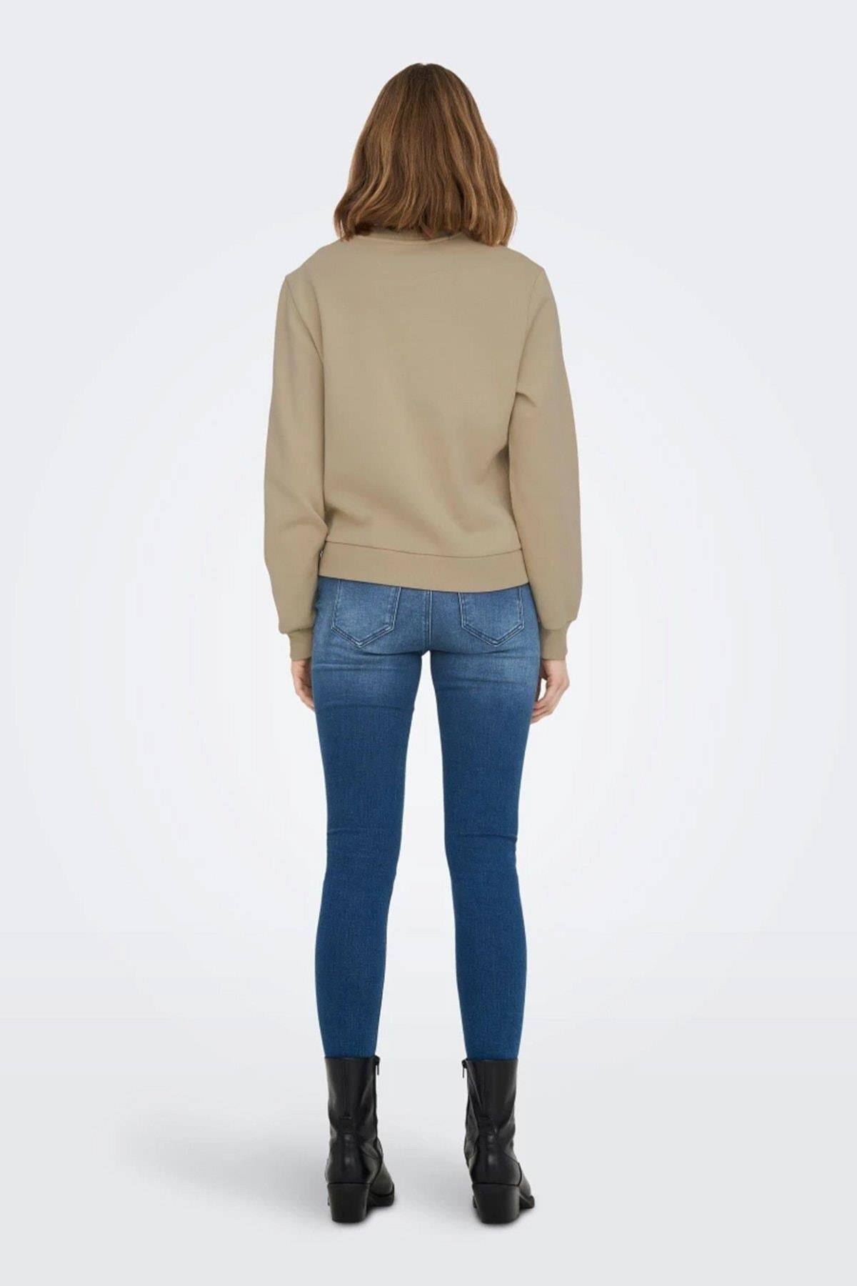 Only Kadın Bisiklet Yaka O-neck Sweatshirt - 15277786 - Only - 15277786