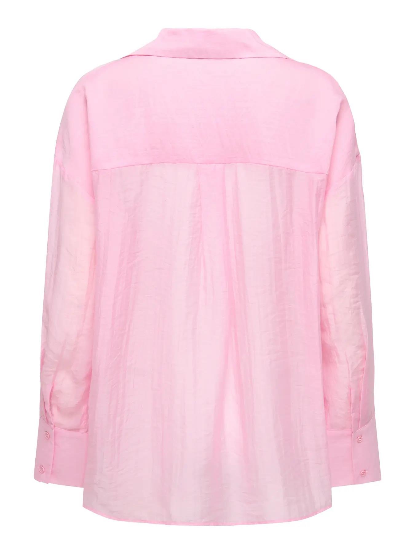 Only Kadın Bol Kesim Pembe Gömlek - 15369483 - Only - 15369483-1