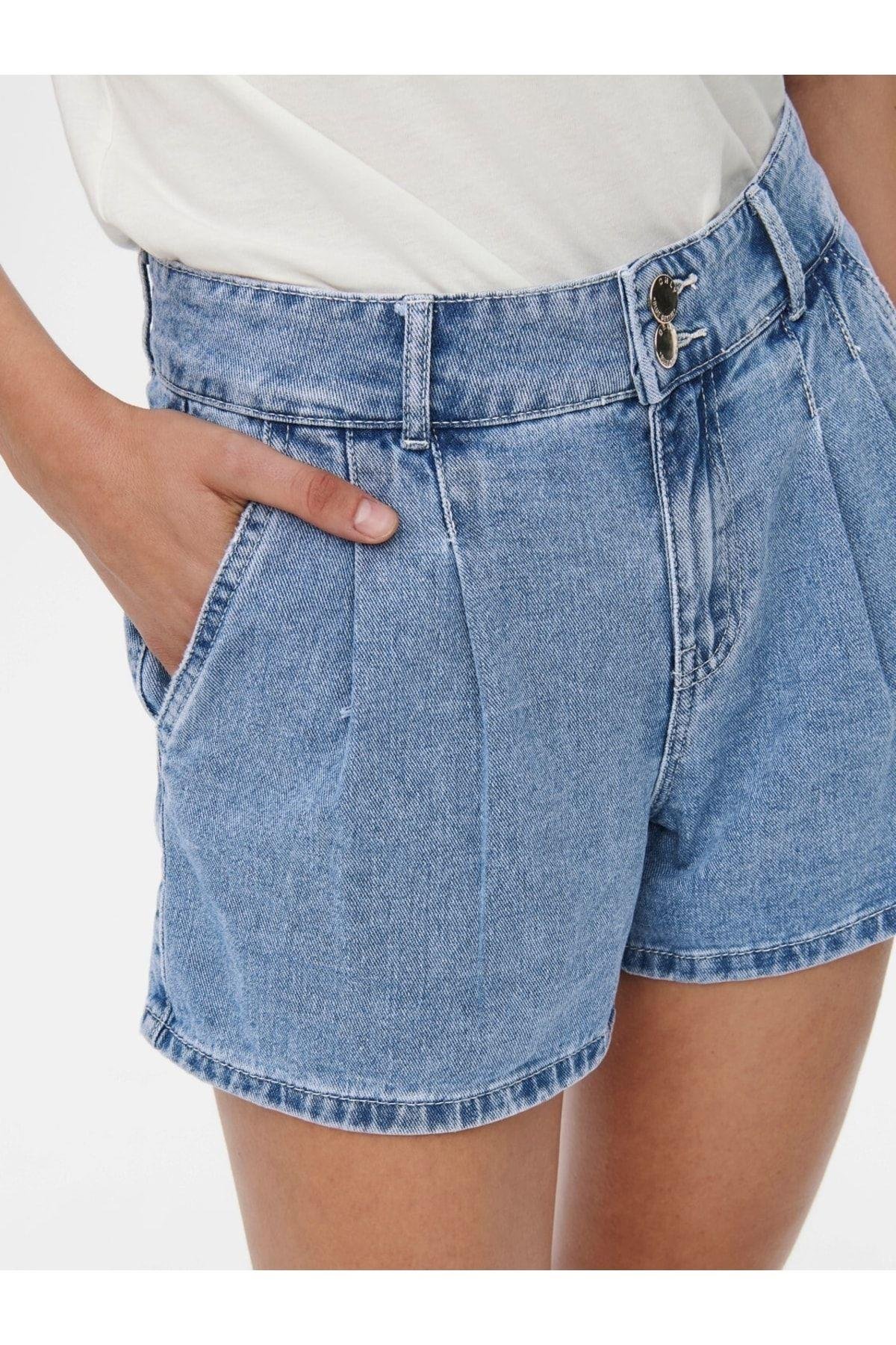 Only Kadın Denim Kısa Cepli Kot Şort - 15226947 - Only - 15226947