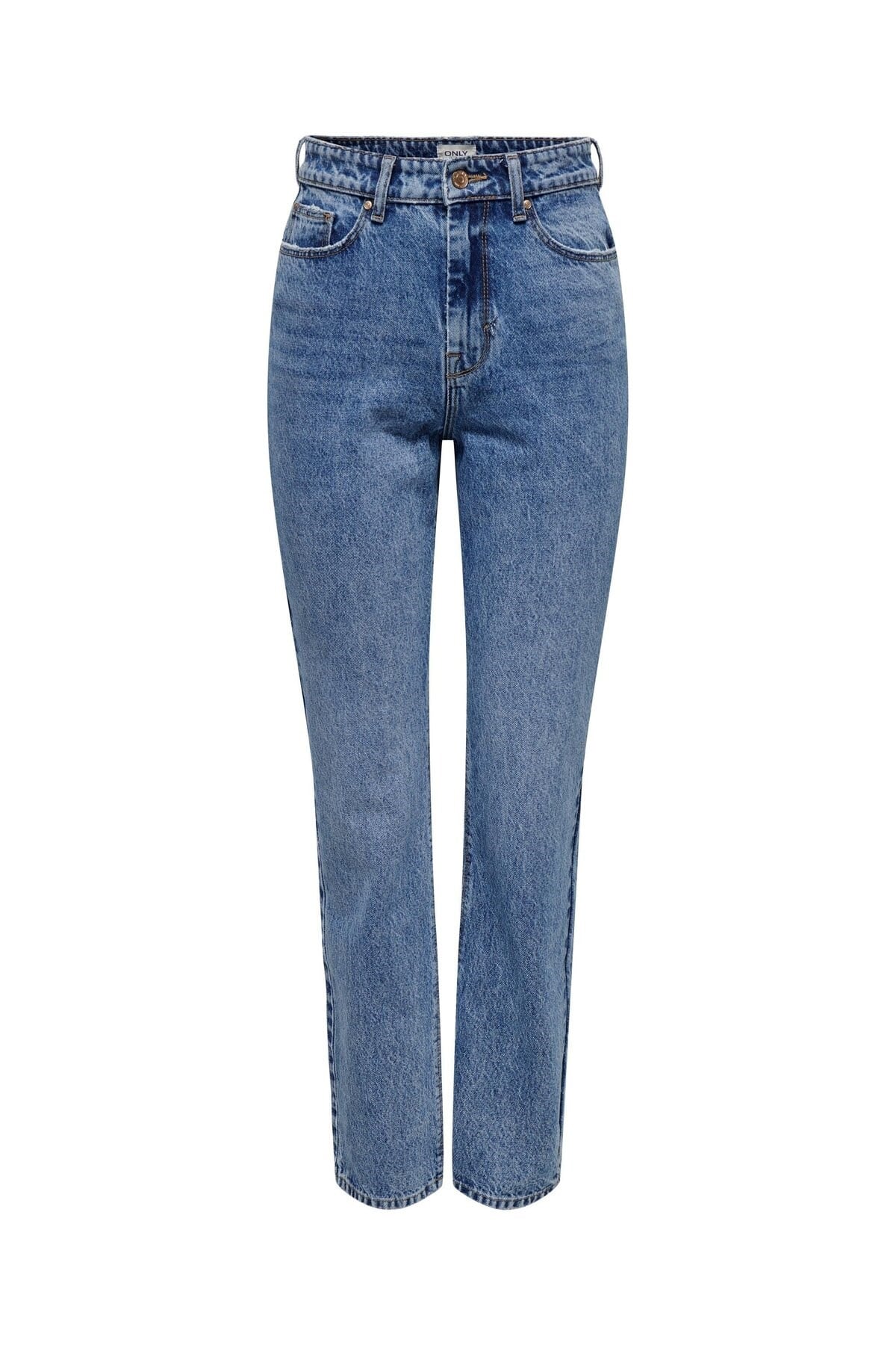 Only Kadın Denim Yüksek Bel Düz Kesim Kot Pantolon - 15311652 - Only - 15311652