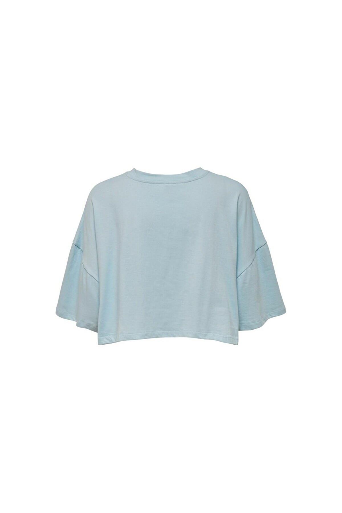 Only Kadın Duffy Dasiy Duck Crop Geniş T-shirt - 15262415 - Only - 15262415