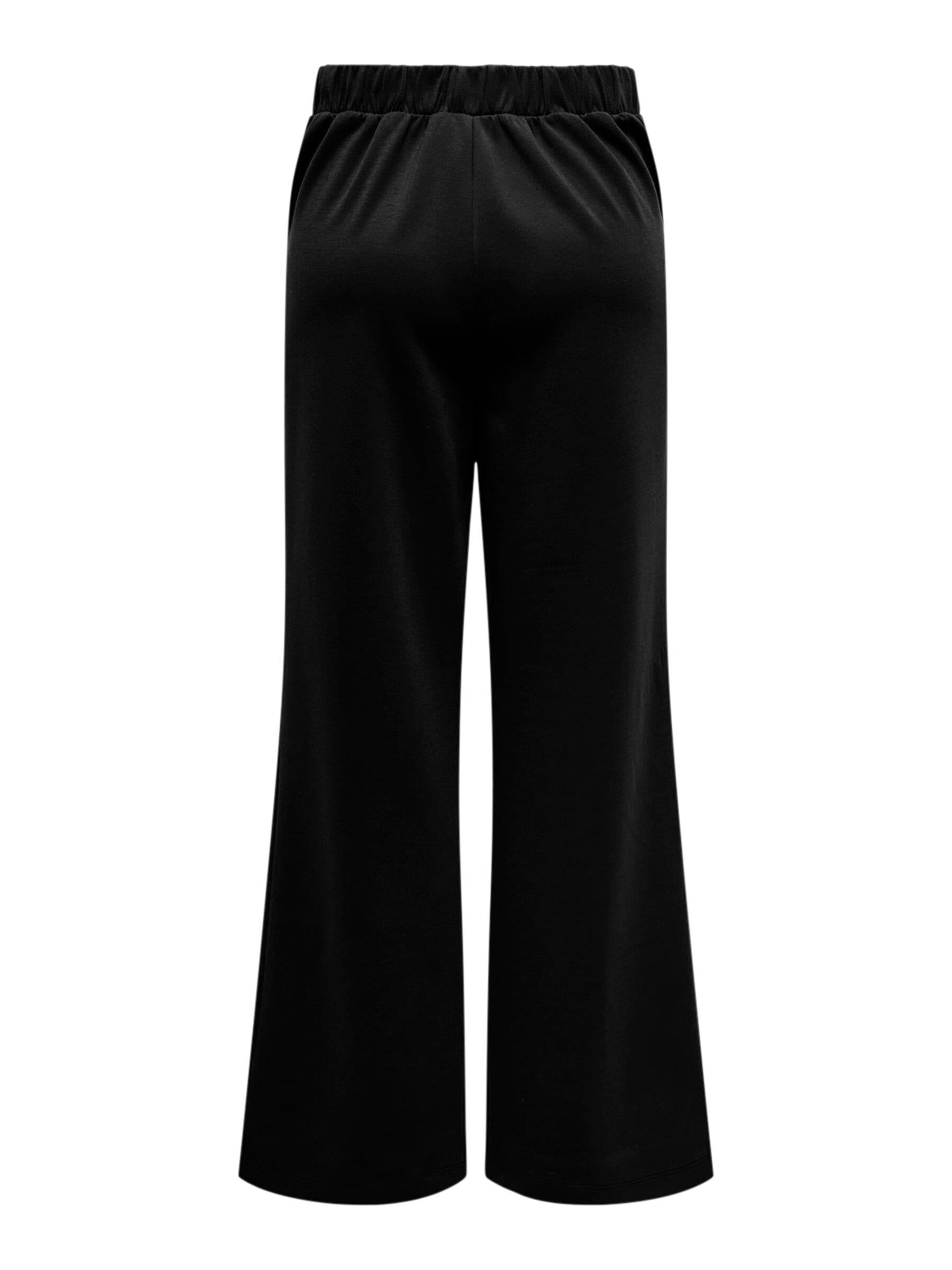 Only Kadın Düz Paça Lastikli Bel Siyah Pantolon - 15339819 - Only - 15339819