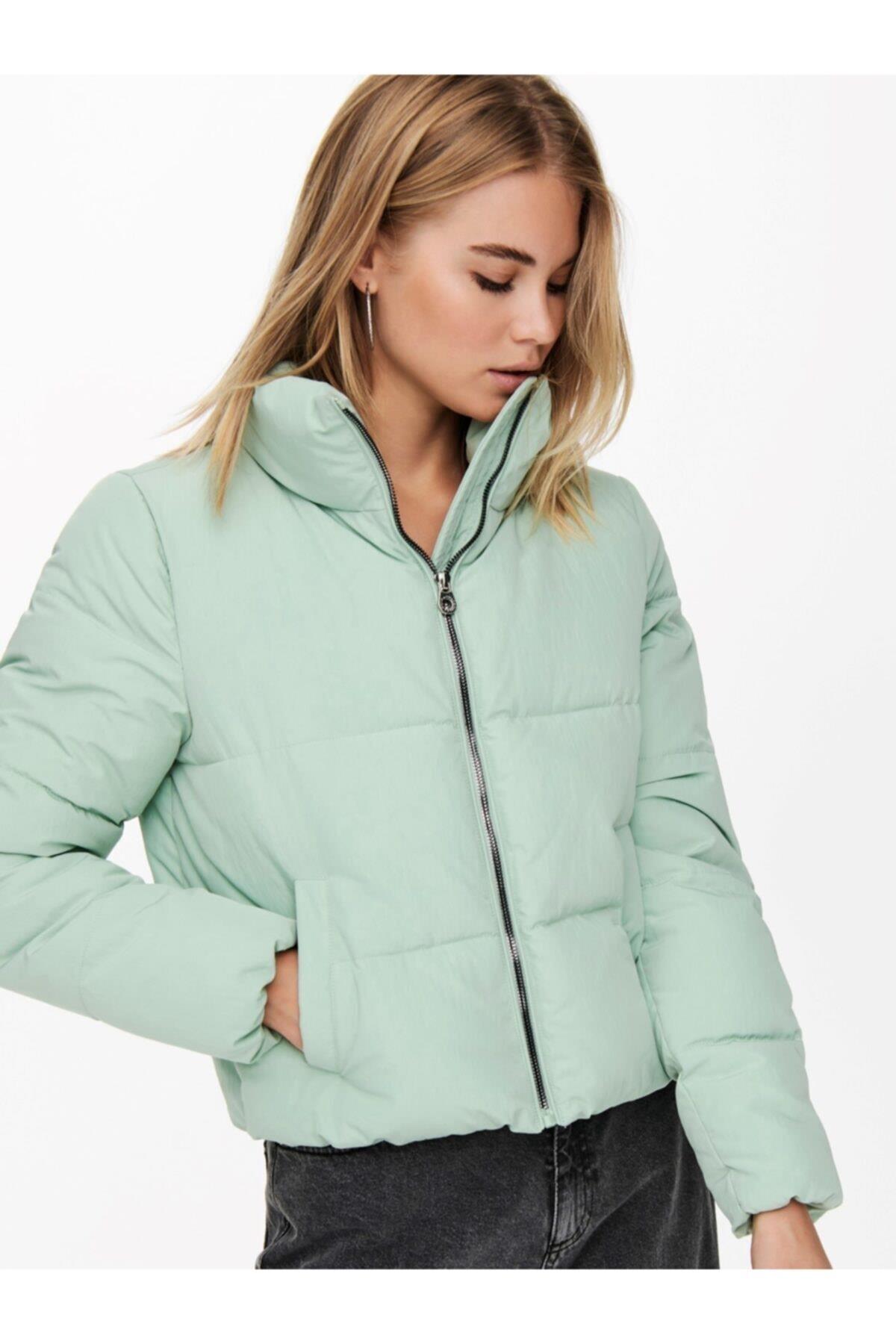 Only Kadın Frosty Green Yeşil Şişme Mont - 15205371 - Only - dop10348875igo
