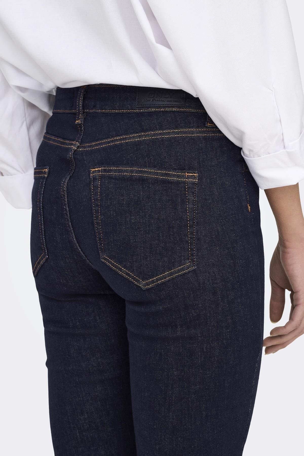 Only Kadın Geniş Paça Lacivert Kot Pantolon - 15327135 - Only - 15327135