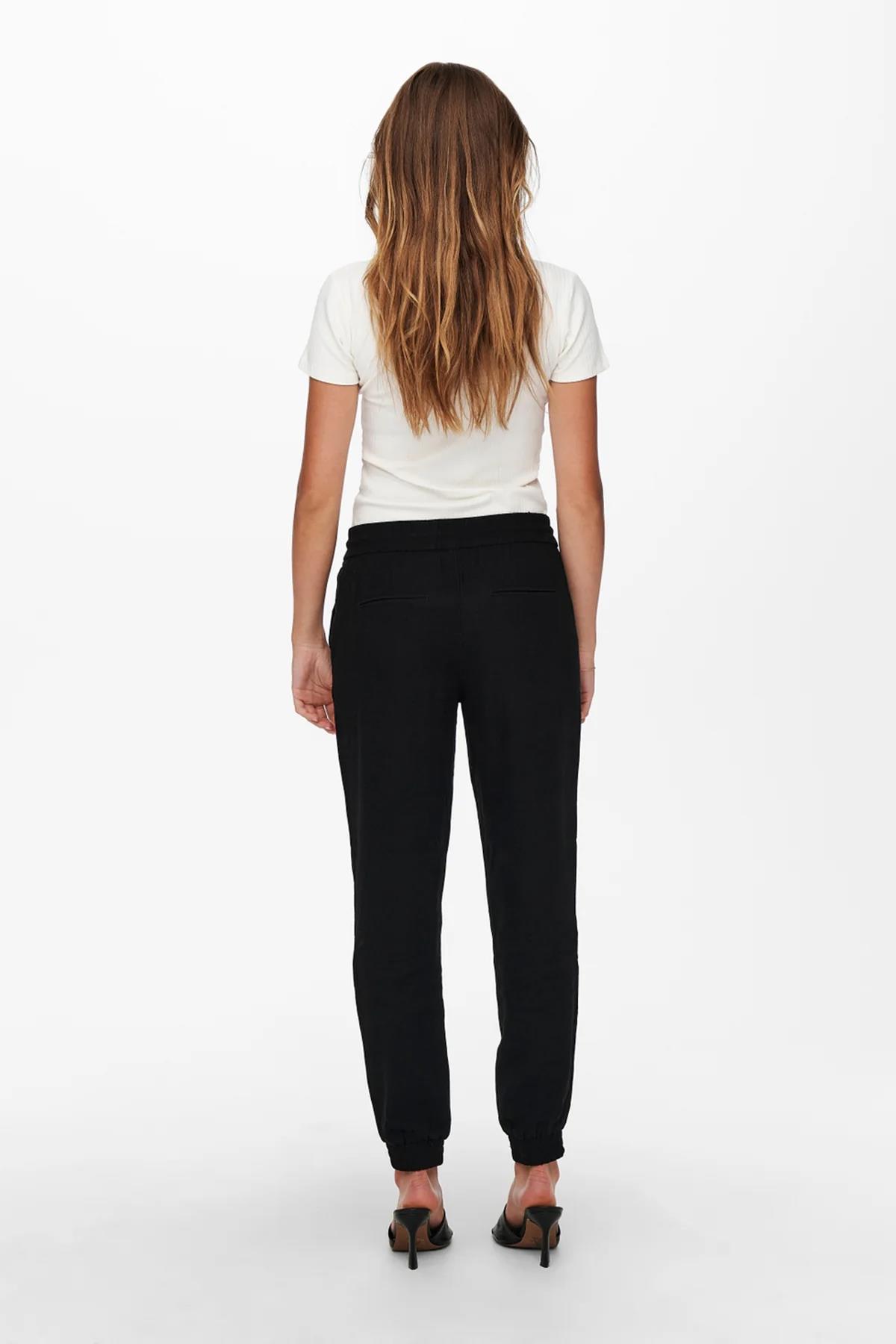 Only Kadın Günlük Lastikli Paça Rahat Pantolon  - 15203946 - Only - 15203946