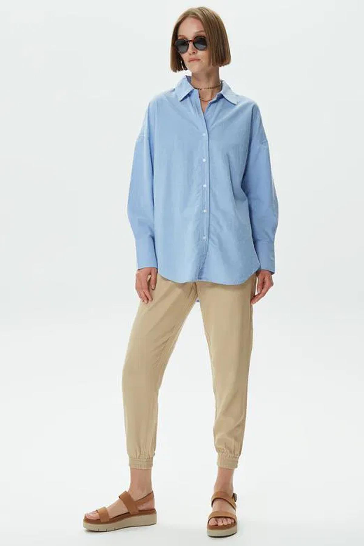 Only Kadın Günlük Lastikli Paça Rahat Pantolon  - 15203946 - Only - 15203946