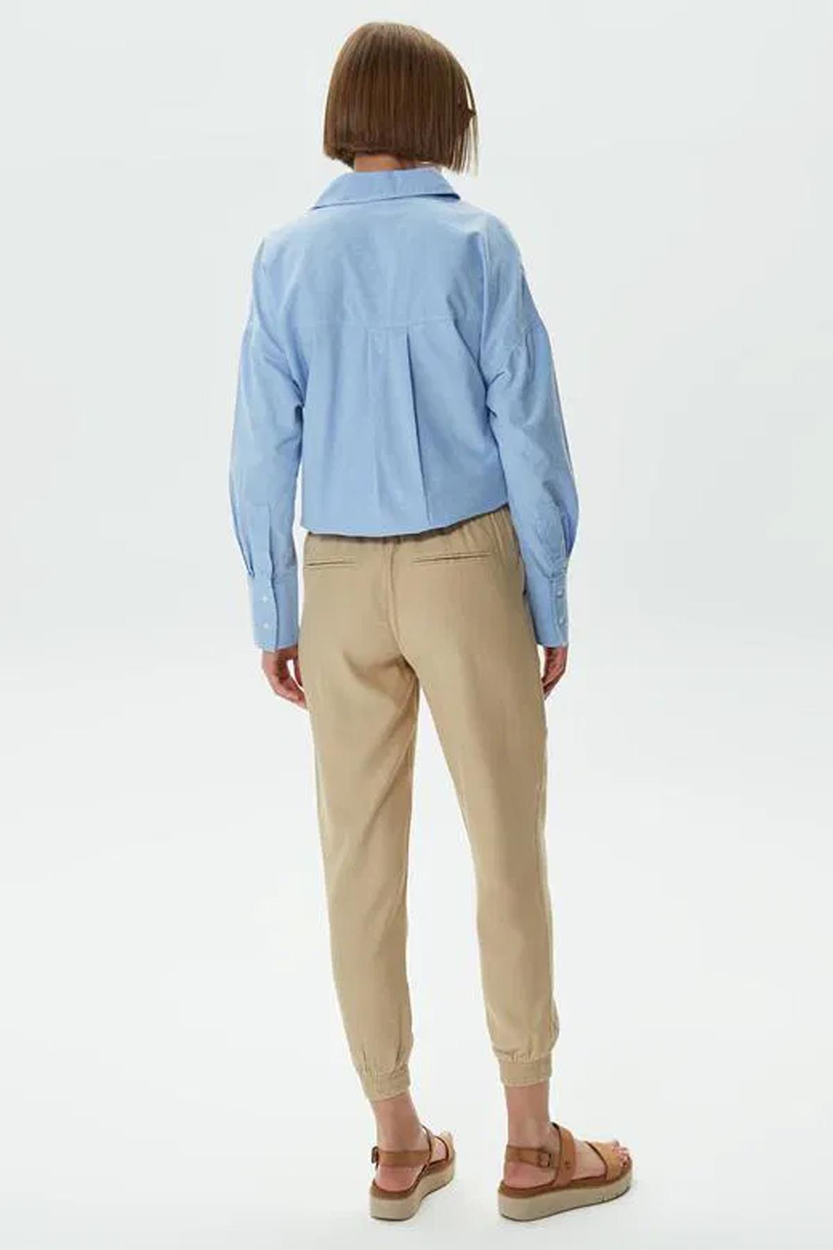 Only Kadın Günlük Lastikli Paça Rahat Pantolon  - 15203946 - Only - 15203946