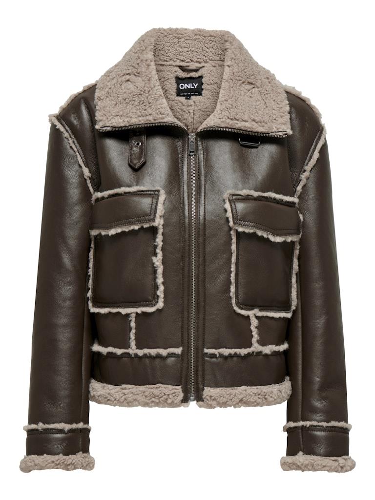 Only Kadın İçi Kürklü Deri Ceket - 15325920 - Only - 15325920