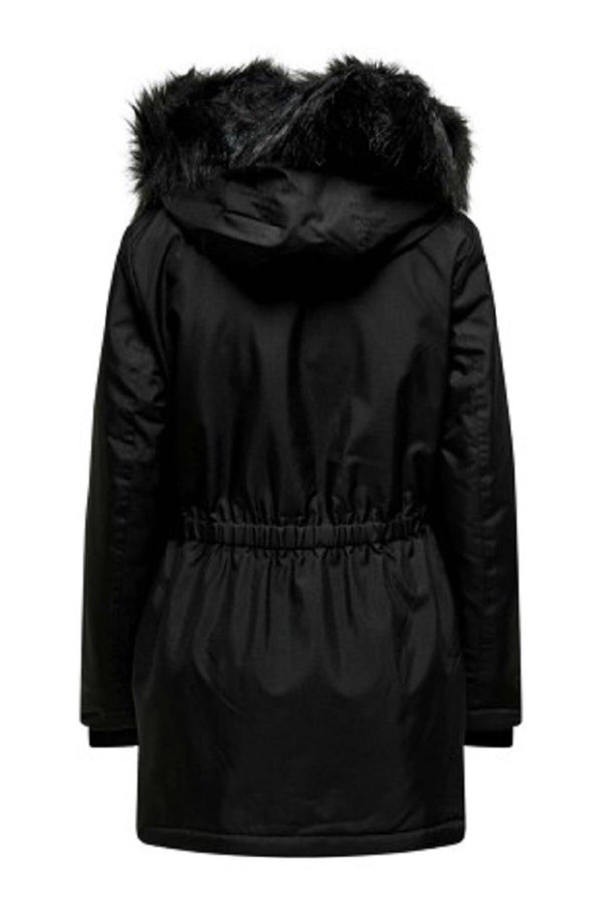Only Kadın Kapüşonlu Uzun Mont Parka - 15213755 - Only - 15213755
