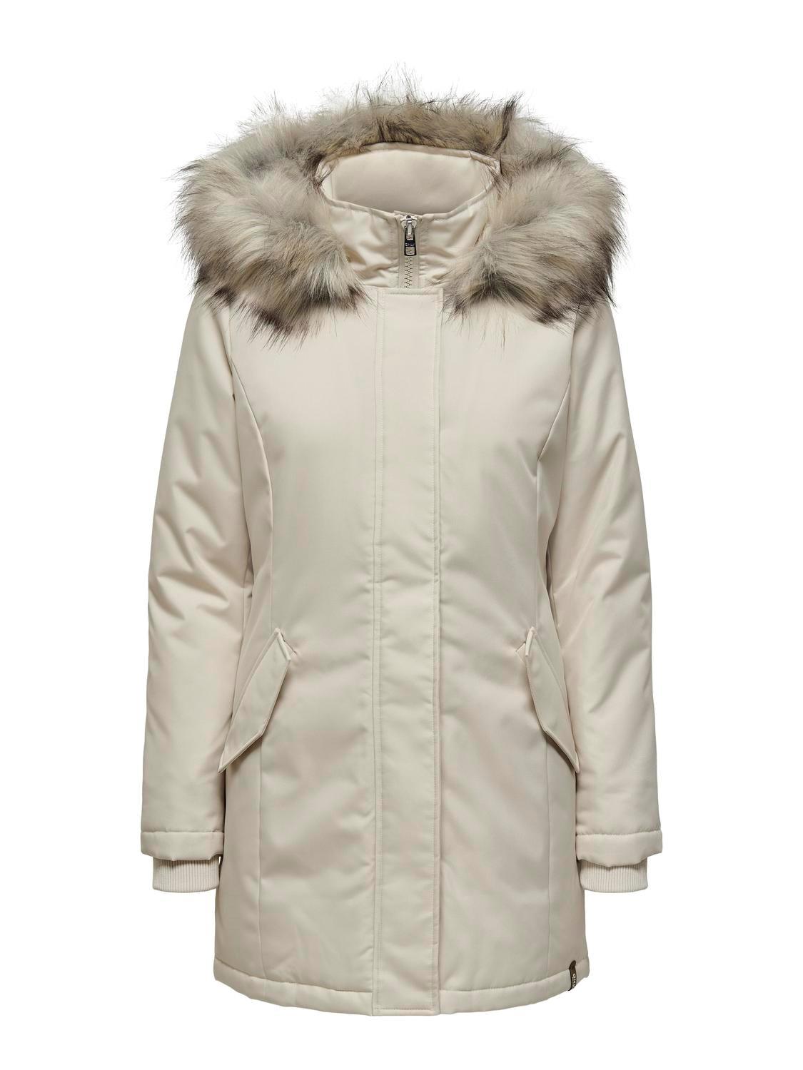 Only Kadın Kapüşonlu Uzun Parka Mont - 15300633 - Only - TYCQXEP4EN169694190328374