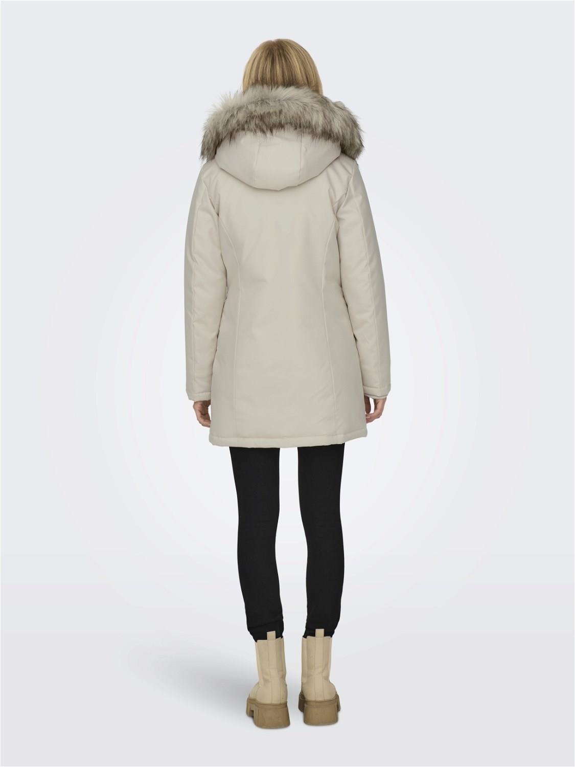 Only Kadın Kapüşonlu Uzun Parka Mont - 15300633 - Only - TYCQXEP4EN169694190328374