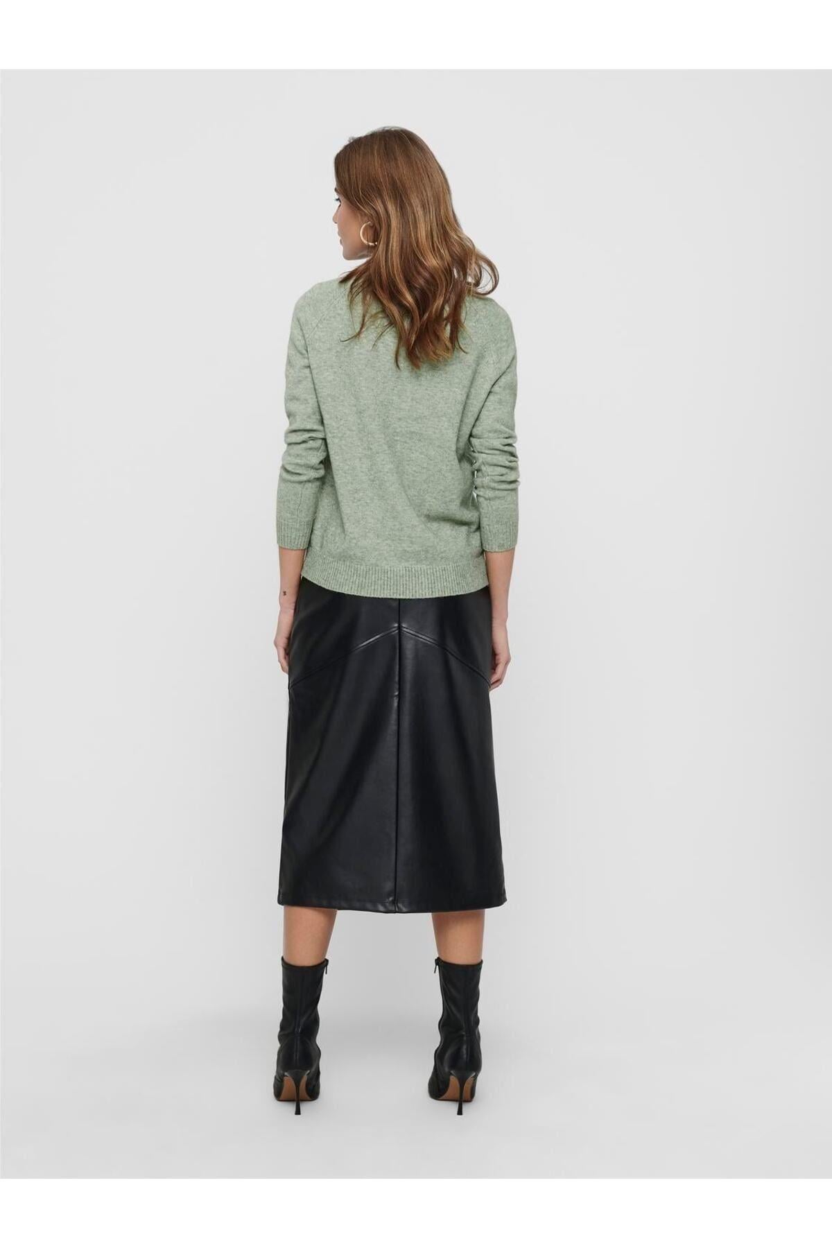 Only Kadın Kazak Solid Colored Knitted Pullover- 15170427 - Only - 15170427