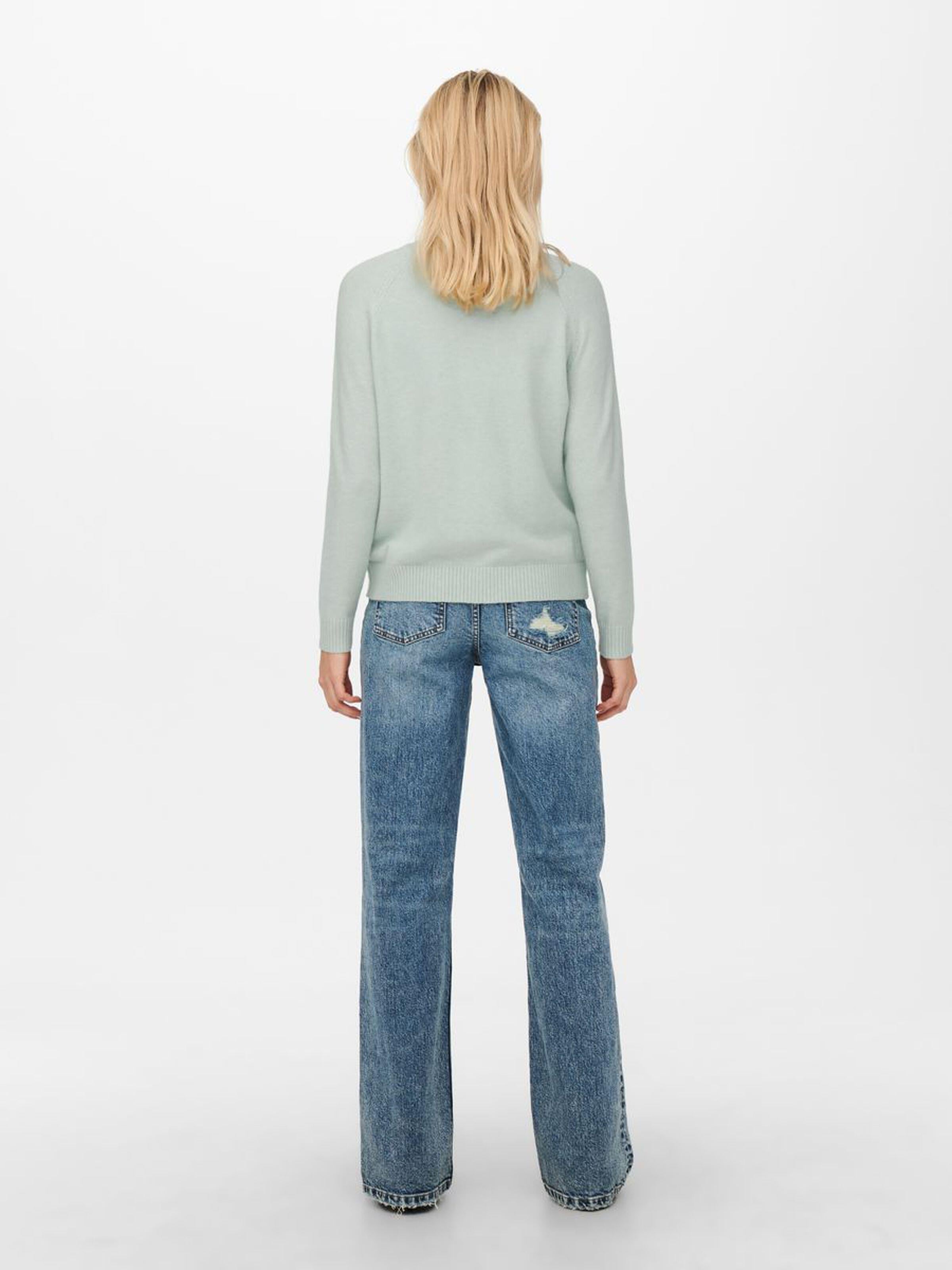 Only Kadın Kazak Solid Colored Knitted Pullover- 15170427 - Only - 15170427