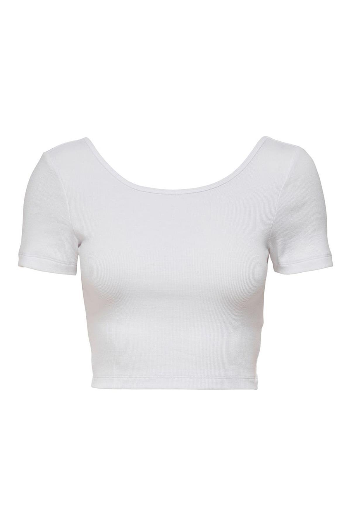 Only Kadın Kısa Crop Top Short - 15235303 - Only - 15235303