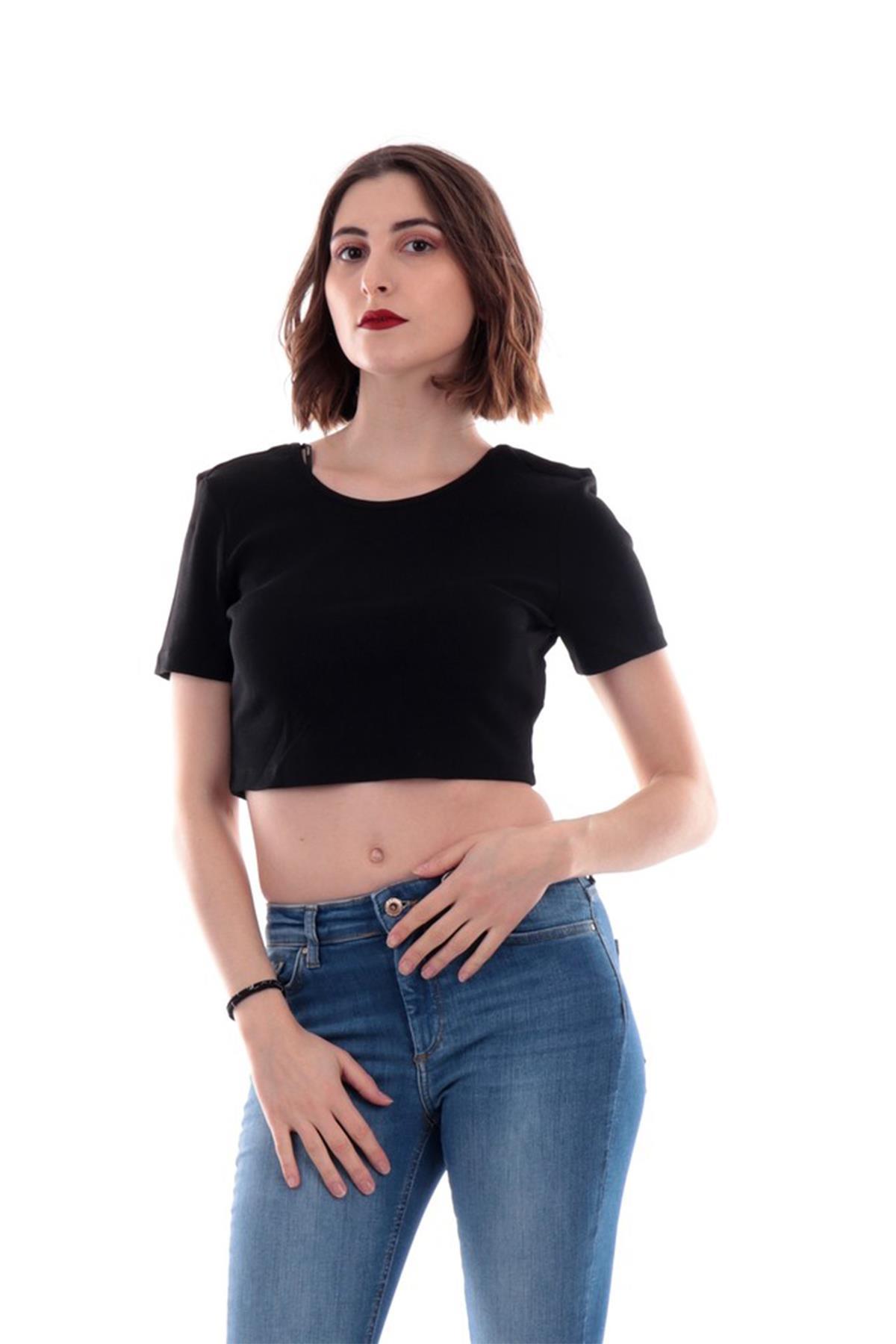 Only Kadın Kısa Crop Top Short - 15235303 - Only - 15235303