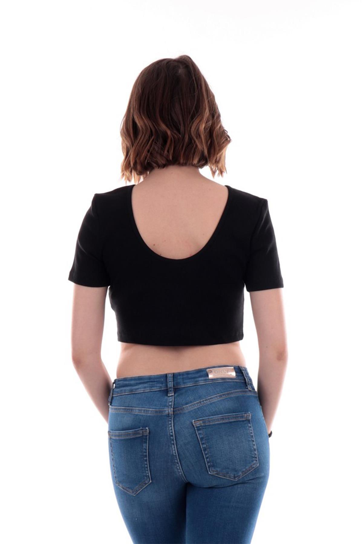 Only Kadın Kısa Crop Top Short - 15235303 - Only - 15235303