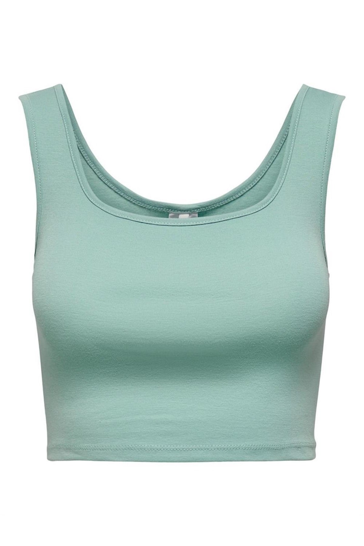 Only Kadın Kısa Cropped Top Yeşil - 15240303 - Only - 15240303-1