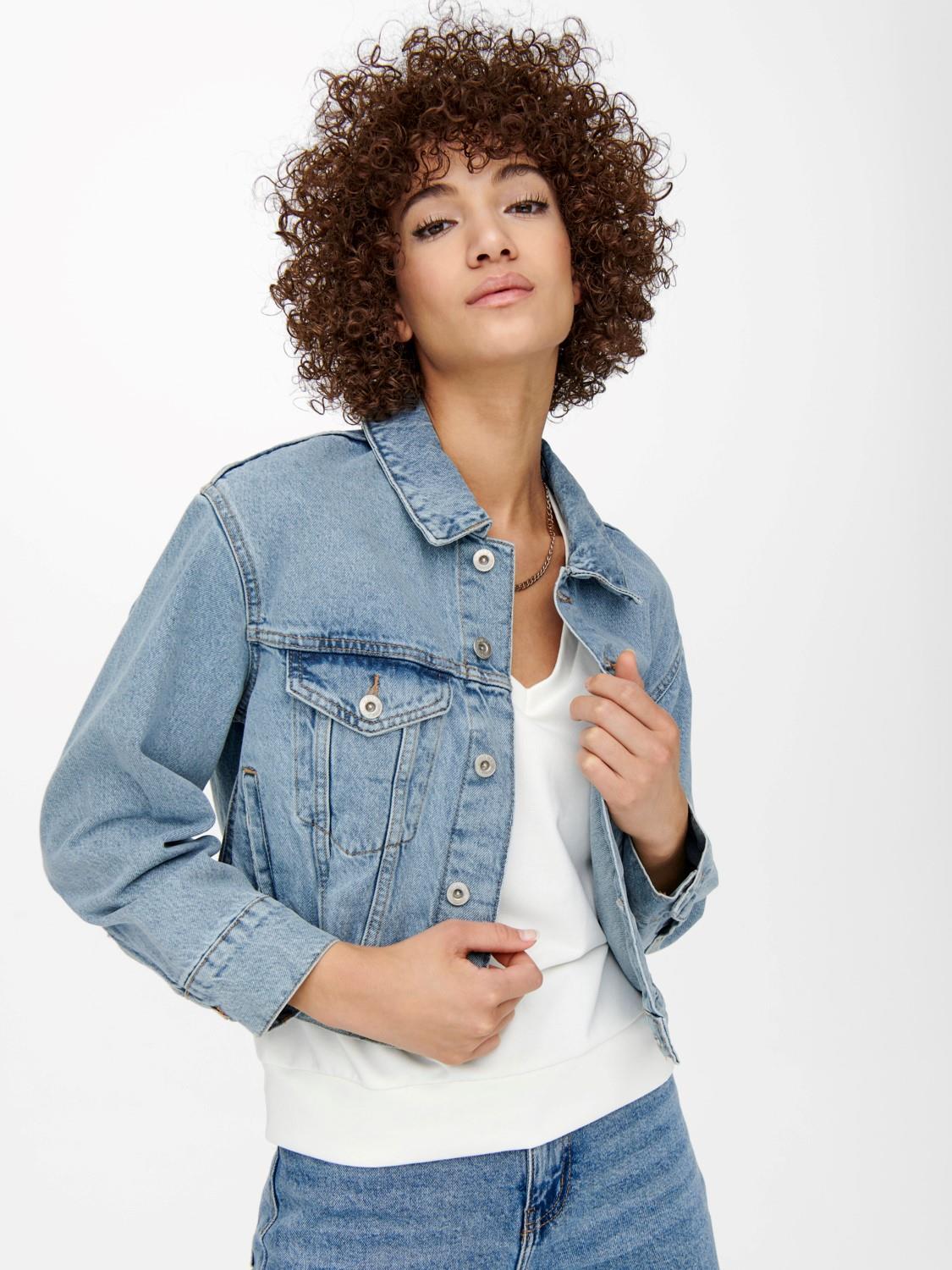 Only Kadın Kot Ceket ONLJAGGER PLEAT DNM JACKET 15246727 - Only - 15246727