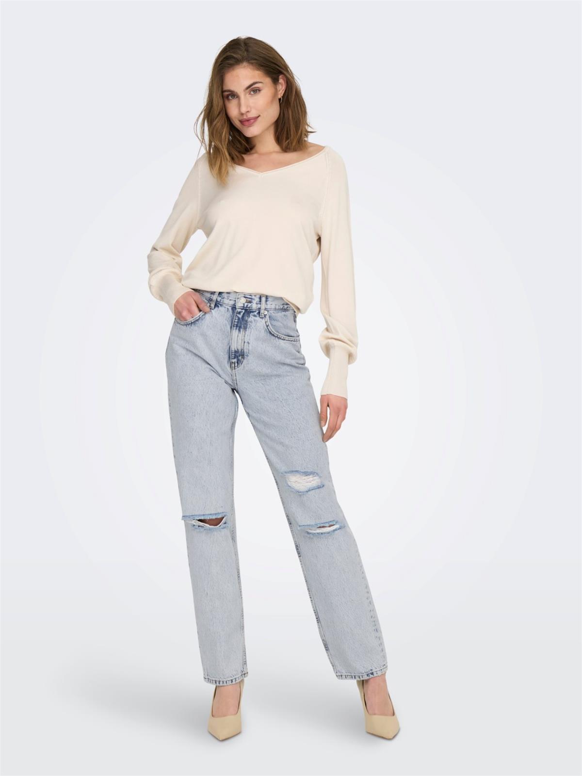 Only Kadın Kot Pantolon ONLROBYN STR LONGER ANK DNM DOT15263534 - Only - 15263534