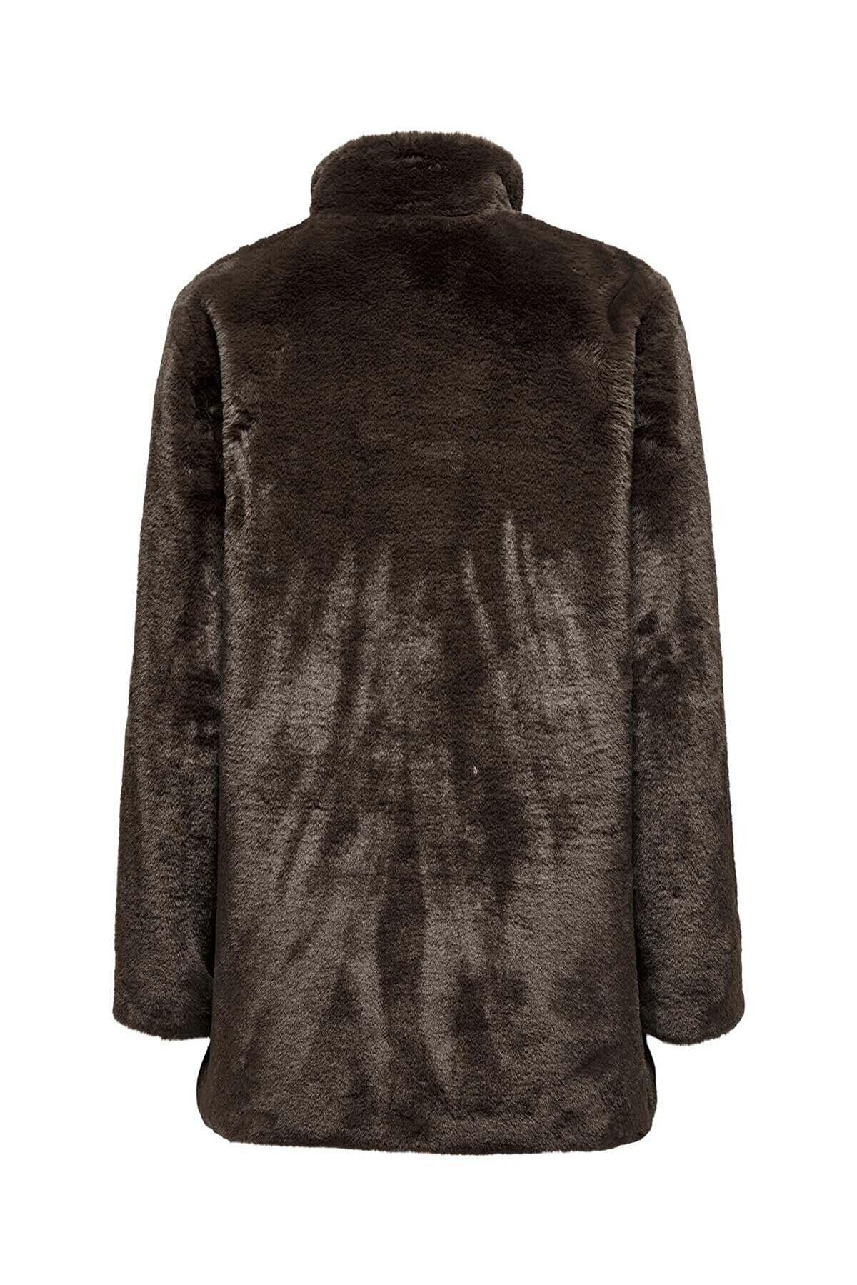Only Kadın Kürklü Peluş Mont - 15164600 - Only - 15164600
