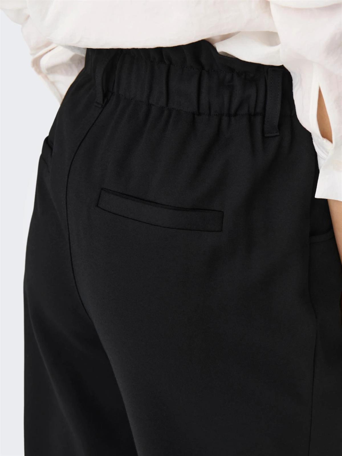 Only Kadın Lastik Bel Siyah Pantolon - 15236129 - Only - 15236129