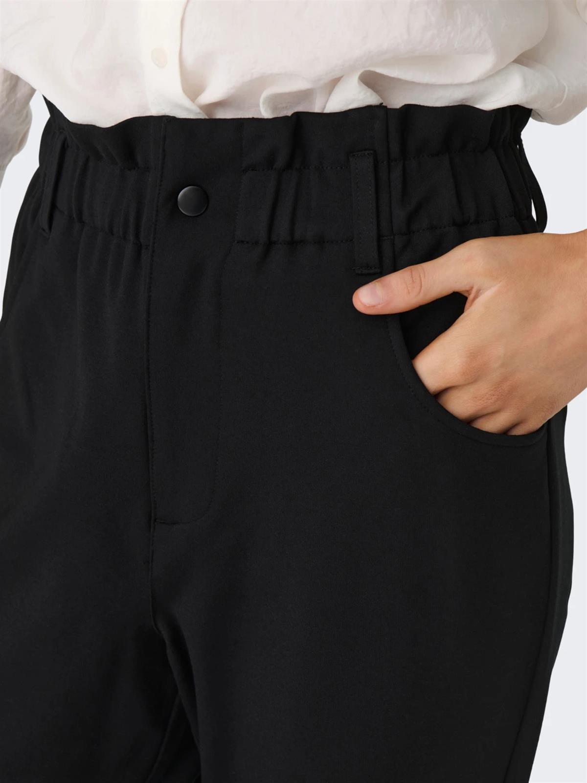 Only Kadın Lastik Bel Siyah Pantolon - 15236129 - Only - 15236129