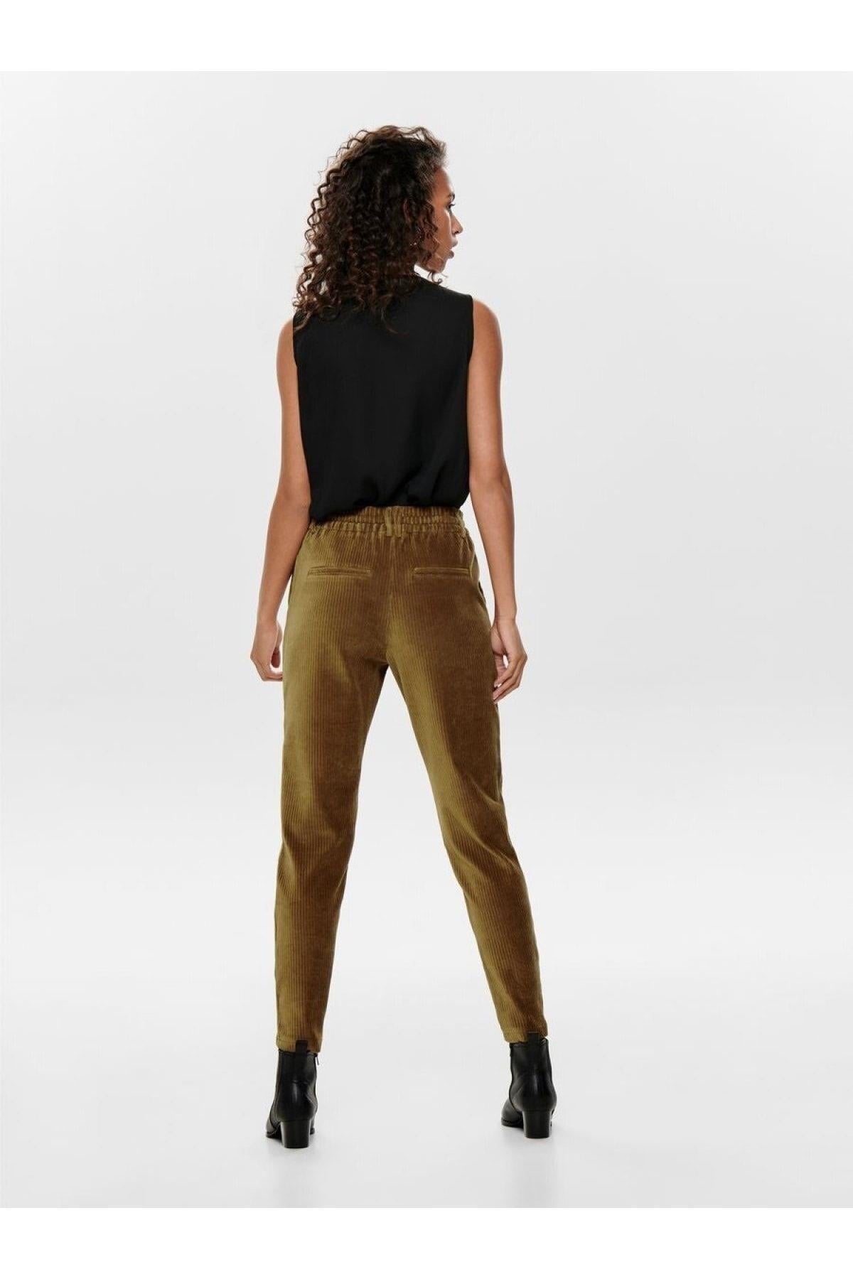 Only Kadın Lastikli Bel Regular Fit Pantolon - 15191641 - Only - 15191641