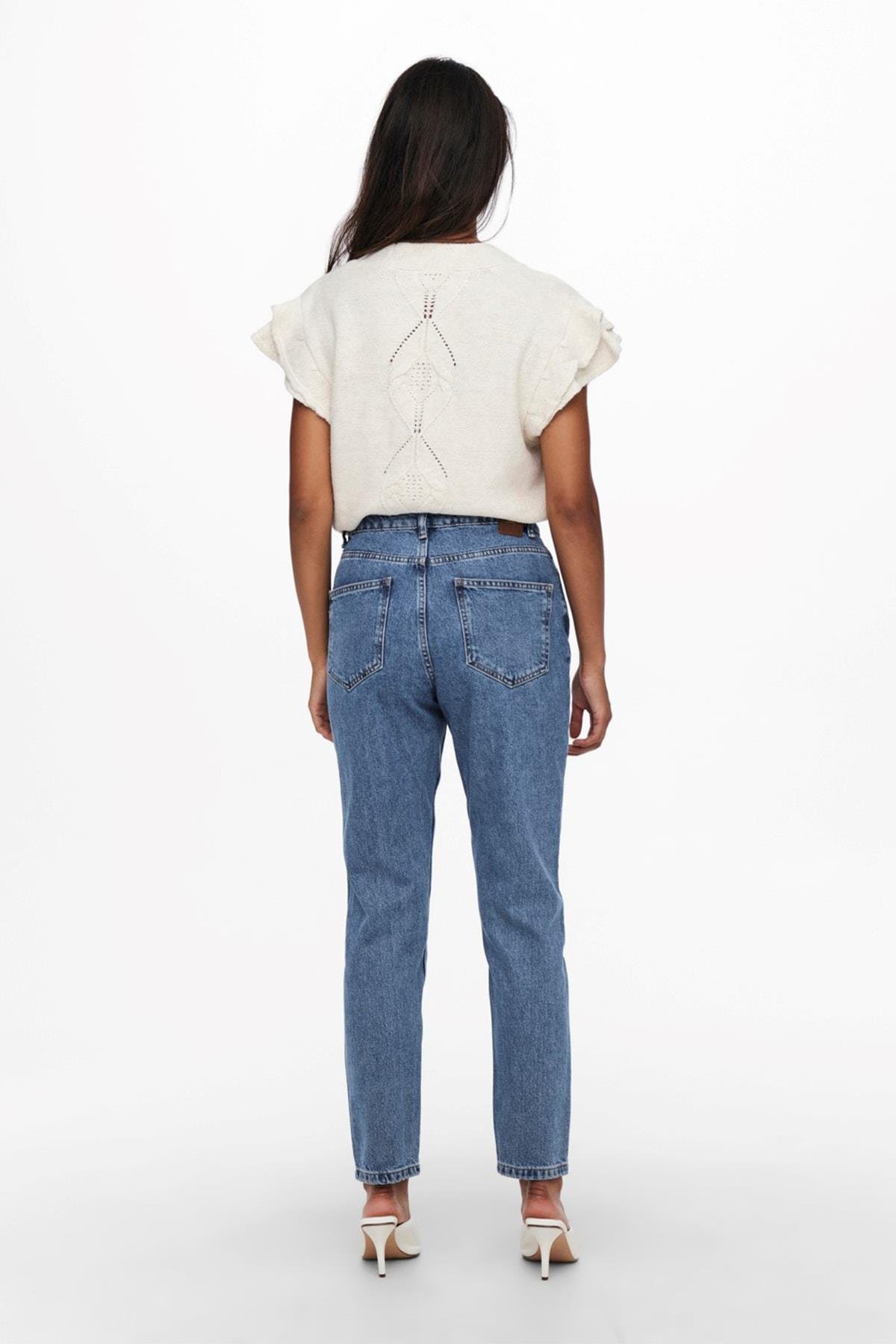 Only Kadın Mom Jeans Onljagger Kot Pantolon15242370 - Only - 15242370