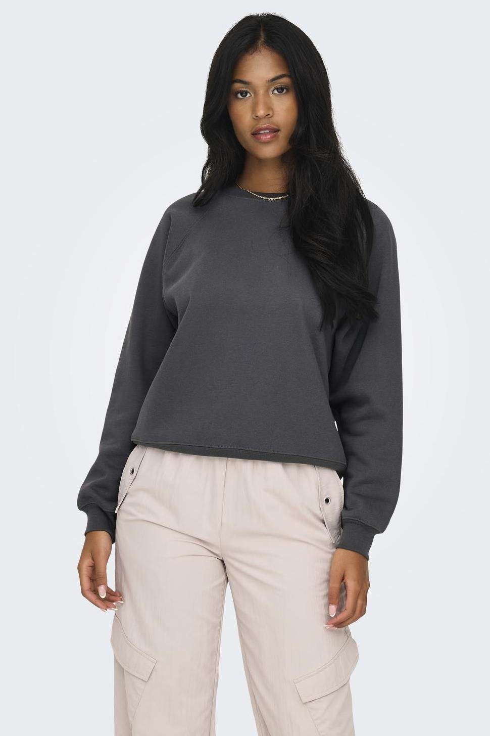 Only Kadın O-Yaka Basic Sweatshirt - 15325979 - Only - 15325979