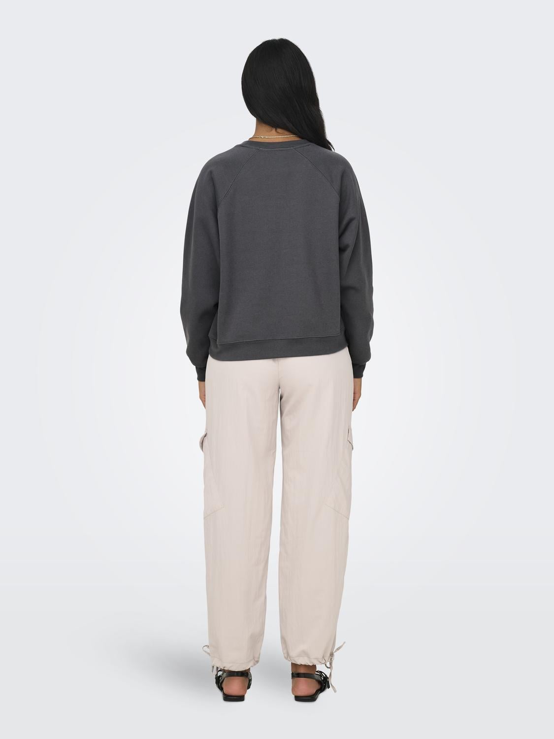 Only Kadın O-Yaka Basic Sweatshirt - 15325979 - Only - 15325979