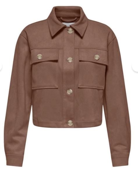 Only Kadın ONLBELICIA FAUX CEKET KAHVERENGİ - 15362889 - Only - 15362889