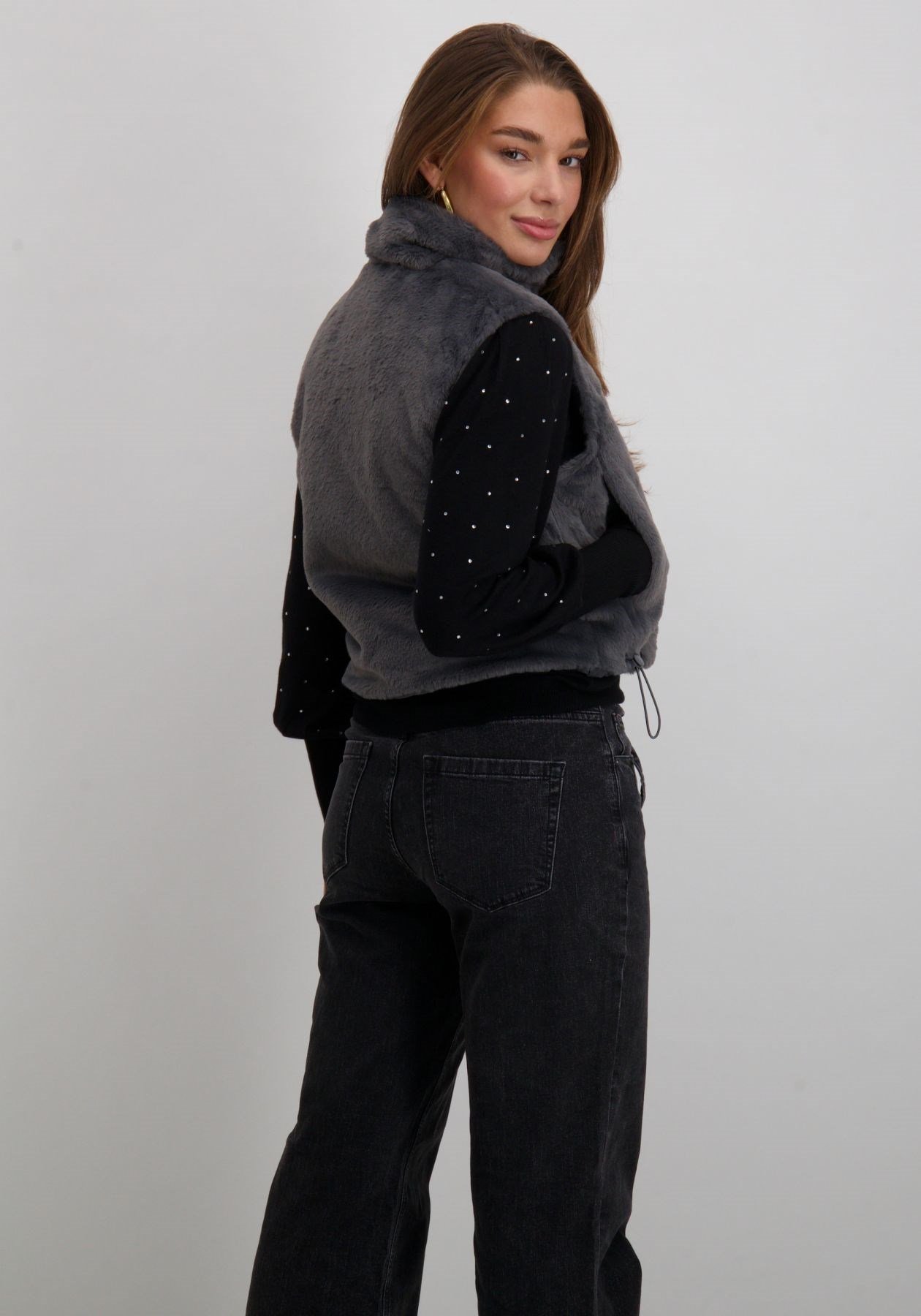 ONLY KADIN ONLDANA FAUX KÜRK ÇİFT TARAFLI YELEK - 15348986  - Only - 15348986