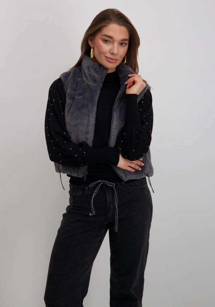 ONLY KADIN ONLDANA FAUX KÜRK ÇİFT TARAFLI YELEK - 15348986  - Only - 15348986