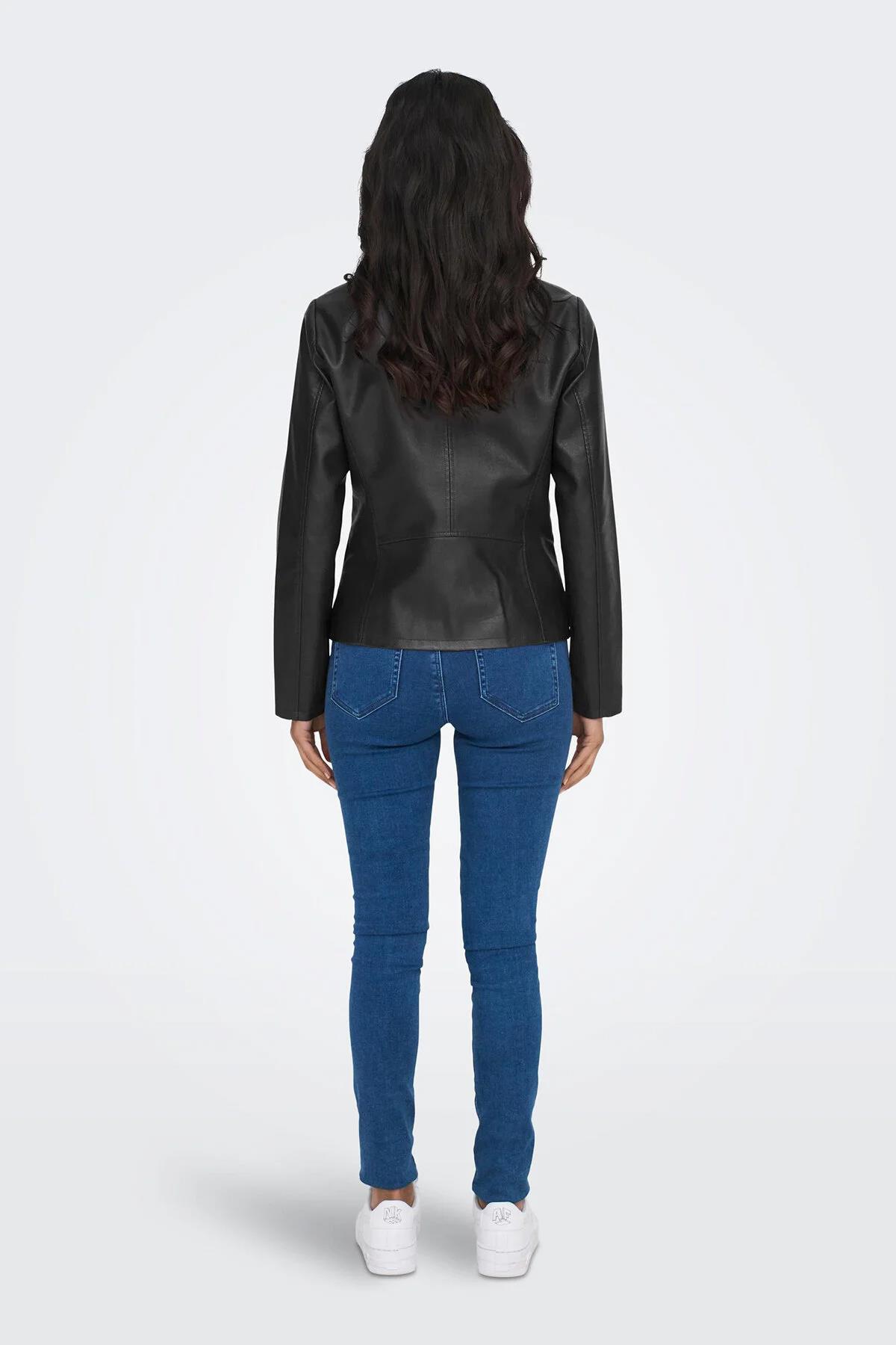 Only Kadın Onlnewmelisa Faux Leather Jacket Deri Ceket - 15295403  - Only - 15295403