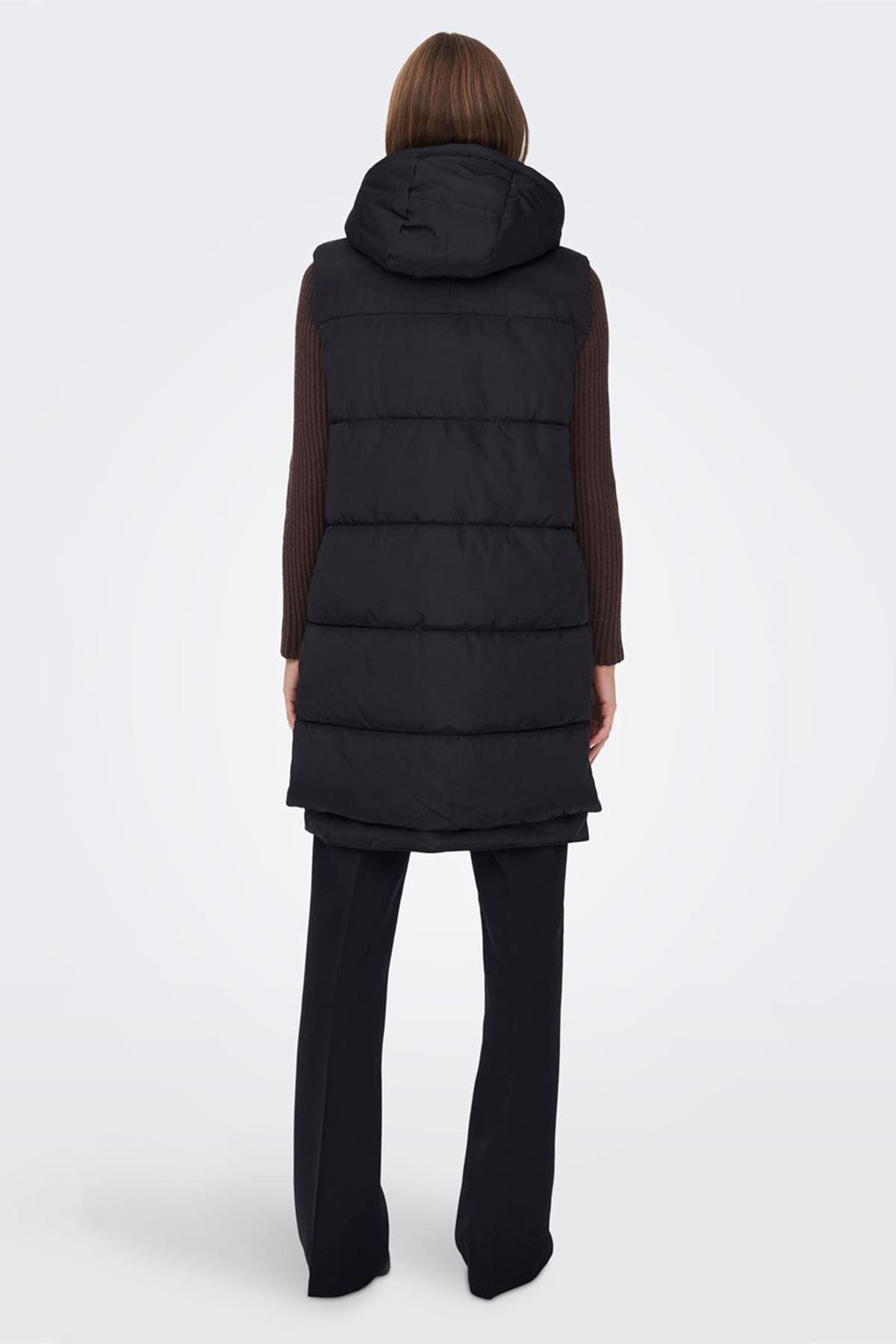 Only Kadın Onlnora Puffer Waistcoat Kadın Siyah Yelek - 15235033 - Only - 15235033-BLACK