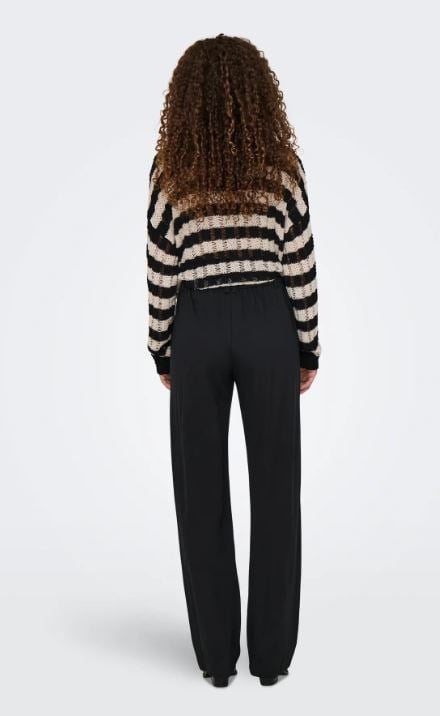 ONLY KADIN ONLPOPTRASH MW STRAIGHT SİYAH PANTOLON - 15341829  - Only - 15341829