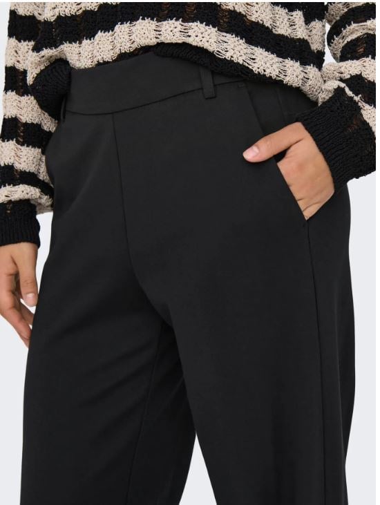 ONLY KADIN ONLPOPTRASH MW STRAIGHT SİYAH PANTOLON - 15341829  - Only - 15341829