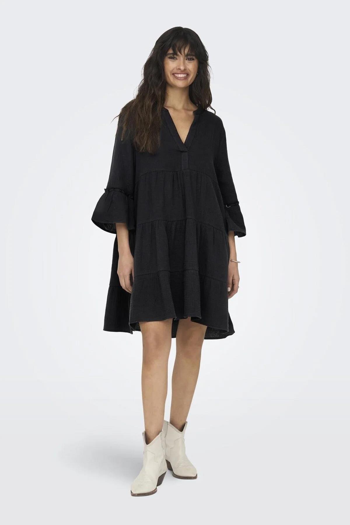 Only Kadın Onlthyra Peplon Dress - 15267999 - Only - 15267999