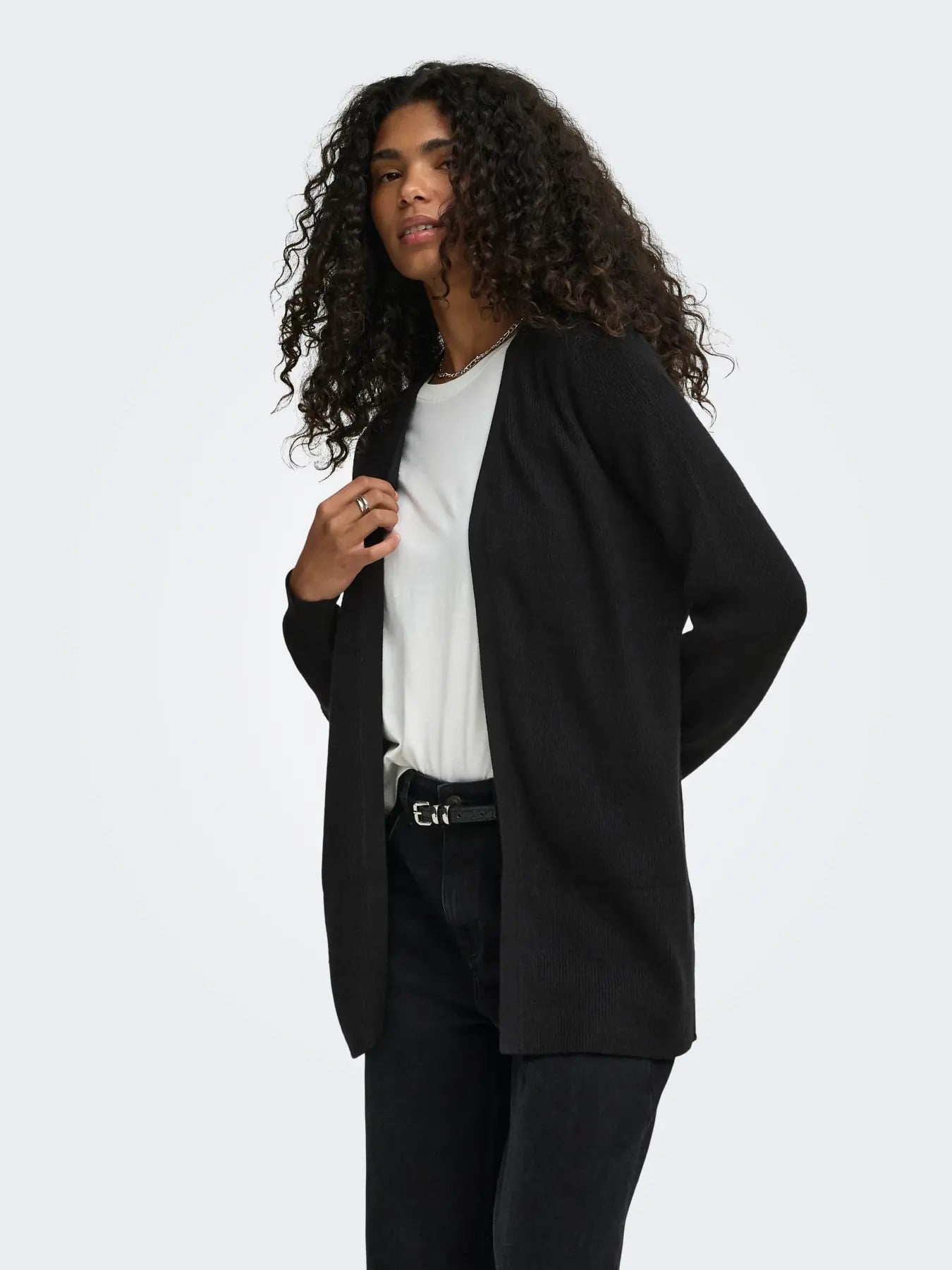 Only Kadın ONLYMARY LS OPEN SİYAH HIRKA - 15379258  - Only - 15379258