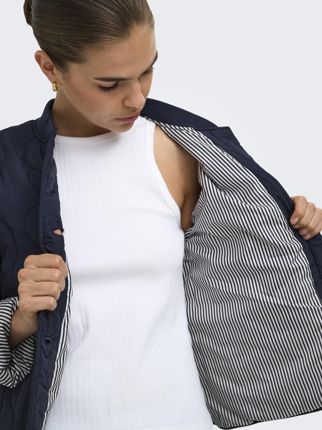 Only Kadın ONSALSA QUILTED CEKET LACİVERT - 15373694 - Only - 15373694-1