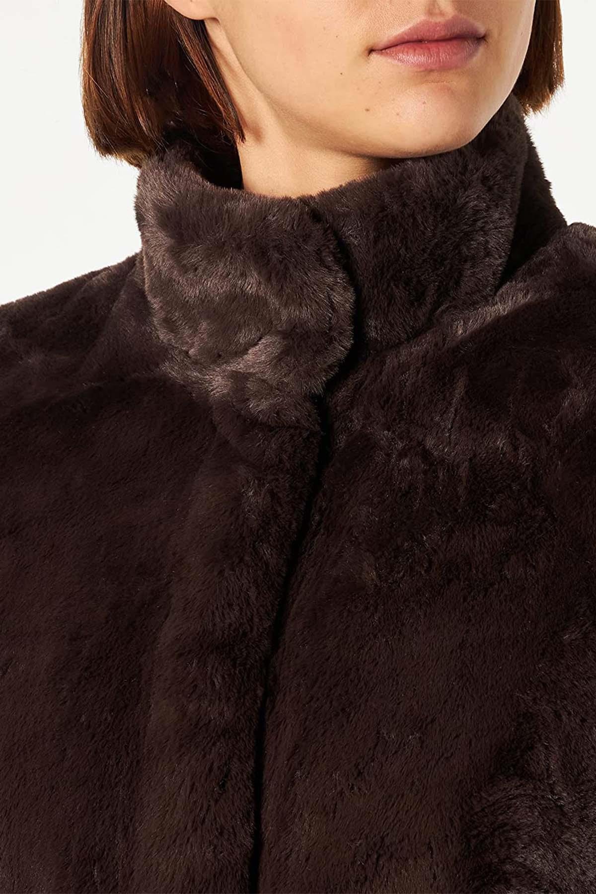 Only Kadın Peluş Suni Kürk Mont Ceket -  15160013  - Only - 15160013