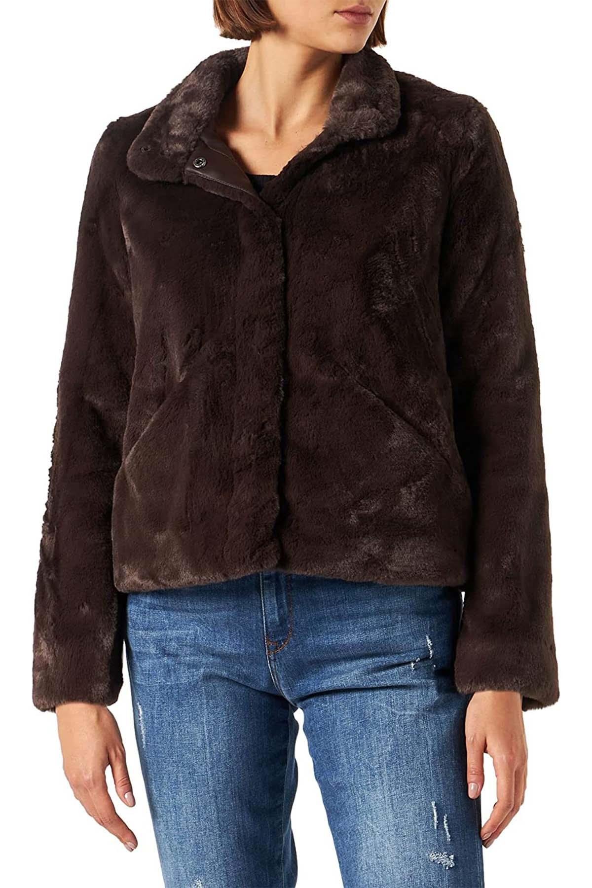 Only Kadın Peluş Suni Kürk Mont Ceket -  15160013  - Only - 15160013